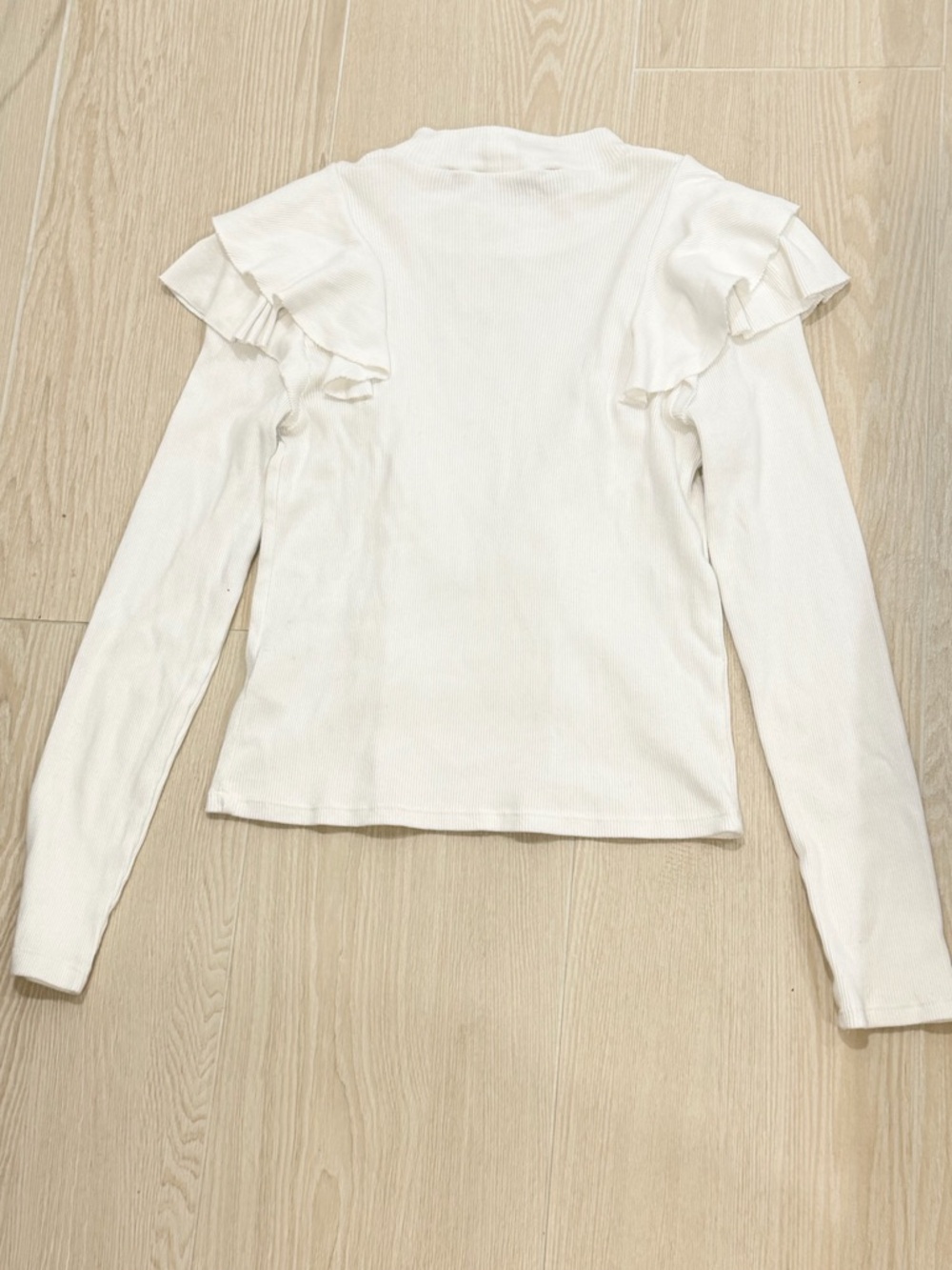 VERONICA BEARD Dawson top white Sz S long sleeve - Picture 5 of 11